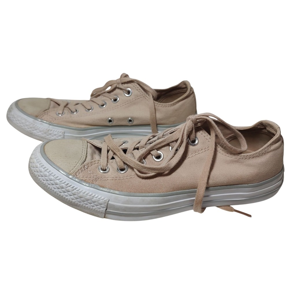 Converse Chuck Taylor All Star Sneaker Low Metallic Strip Toe Blush Womens Eight